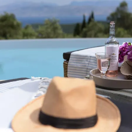 Luxury Villa Diamond With Jacuzzi In Corfu Greece